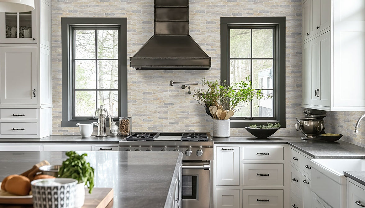 Angora Ellipse Polished Tile