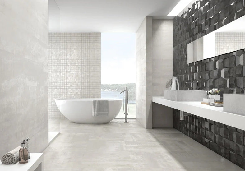 Ionic Porcelain Tile – Modern Cement Texture | Wall & Floor