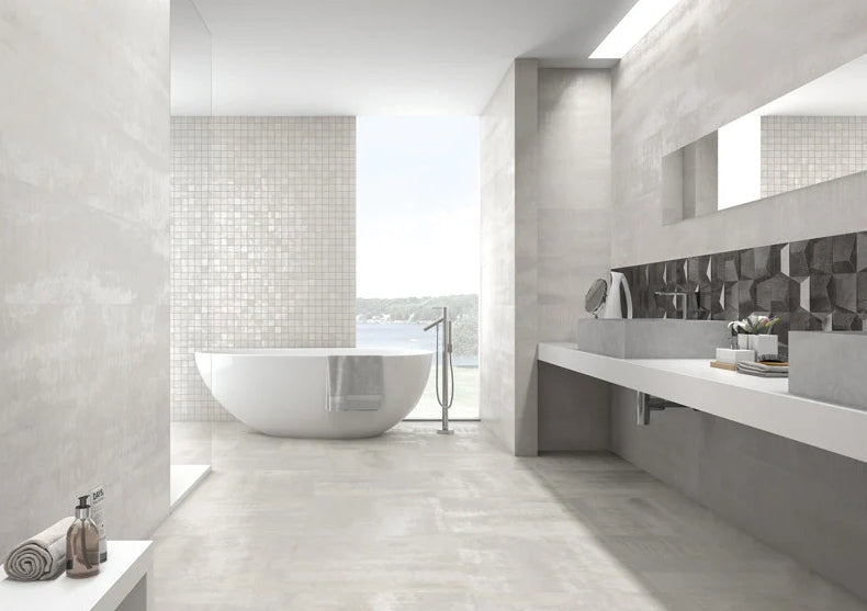 Ionic Porcelain Tile – Modern Cement Texture | Wall & Floor