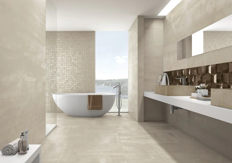 Ionic Porcelain Tile – Modern Cement Texture | Wall & Floor