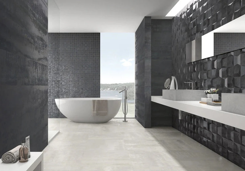 Ionic Porcelain Tile – Modern Cement Texture | Wall & Floor