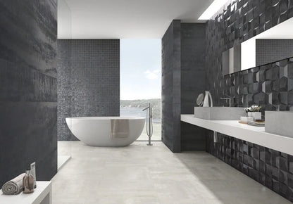 Ionic Porcelain Tile – Modern Cement Texture | Wall & Floor