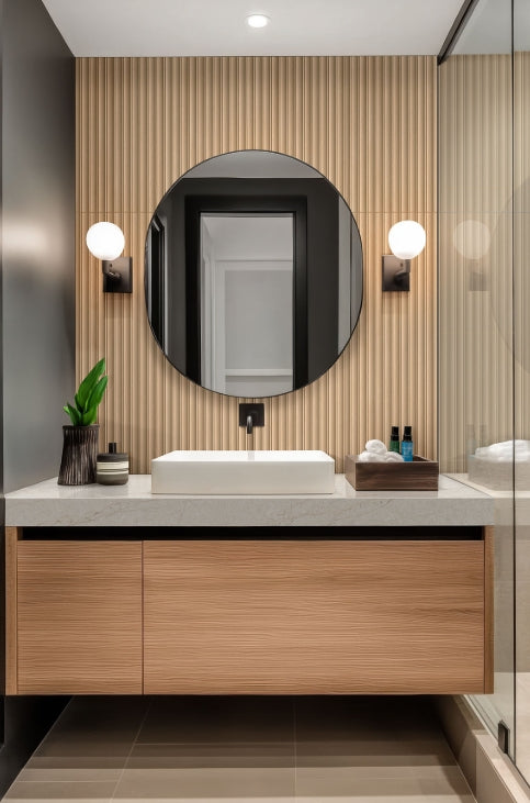 Urbanslat Flute Oak Wall Tile