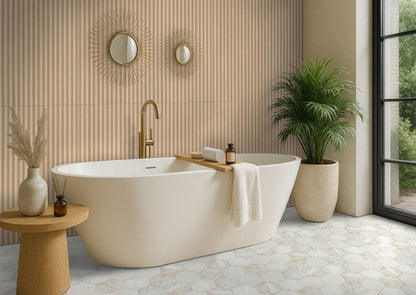 Urbanslat Flute Oak Wall Tile