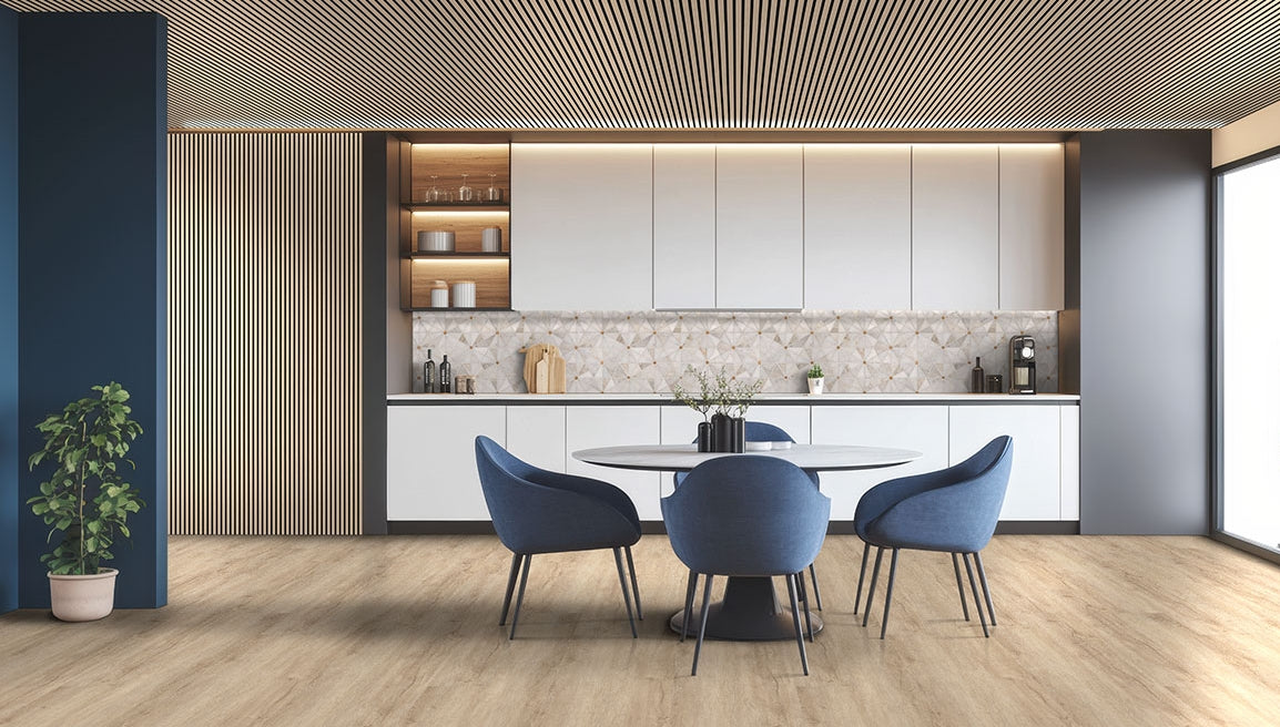 Blonde Acoustic Wood Slat Panels