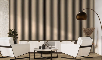 Blonde Acoustic Wood Slat Panels