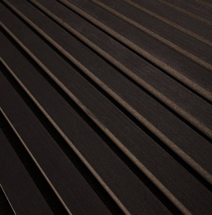 Ebony Acoustic Wood Slat Panels
