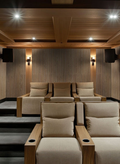 Natural Acoustic Wood Slat Wall Panels