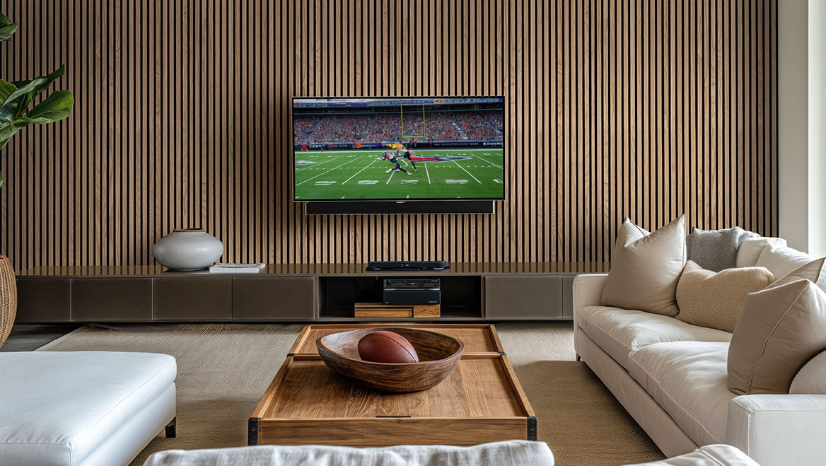 Natural Acoustic Wood Slat Wall Panels
