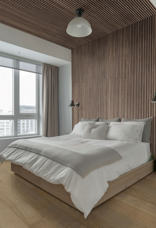 Tawny Acoustic Wood Slat Wall Panels