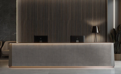 Umber Acoustic Wood Slat Wall Panels
