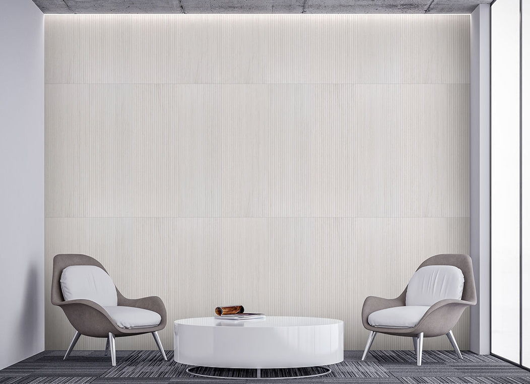 Urbanslat White Wood Look Wall Tile
