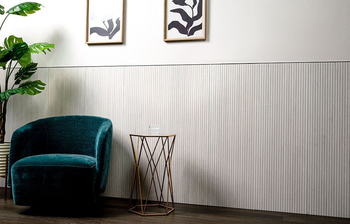 Urbanslat White Wood Look Wall Tile