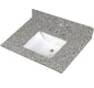 Argento Grigio Vanity Top With Sink