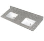 Argento Grigio Vanity Top With Sink