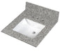 Argento Grigio Vanity Top With Sink