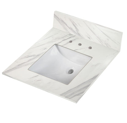 Calacatta Lumas Vanity Top With Sink
