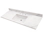 Calacatta Lumas Vanity Top With Sink
