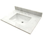 Arabesque Carrara Vanity Top With Sink