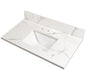 Calacatta Nowy Vanity Top With Sink