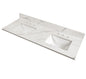 Calacatta Nowy Vanity Top With Sink