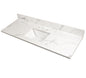 Calacatta Nowy Vanity Top With Sink