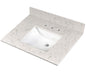 Carrara Sky Vanity Top With Sink