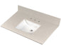 Iced White Vanity Top With Sink