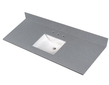 Sparkling Gray Vanity Top With Sink