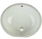 Vanity Bisque Oval Porcelain Sink 1714