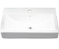Overmount White Rectangle Porcelain 2417