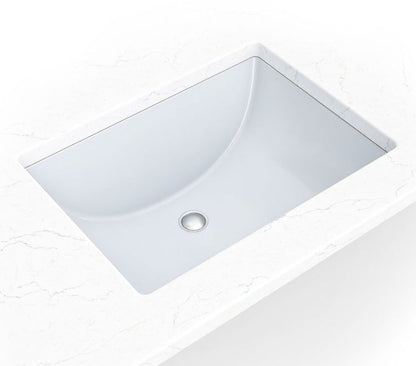 Undermount White Rectangle Porcelain Sink 2015