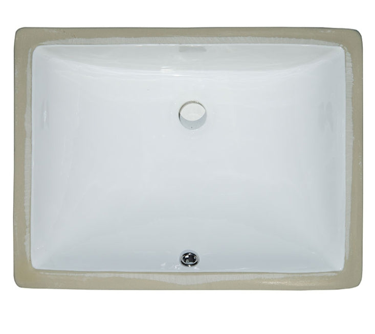 Undermount White Rectangle Porcelain Sink 2015