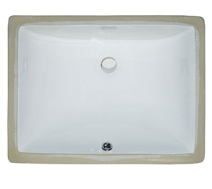 Undermount White Rectangle Porcelain Sink 2015