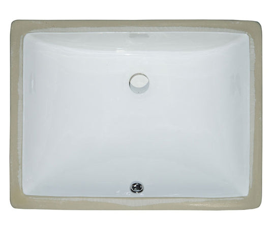 Undermount White Rectangle Porcelain Sink 2015