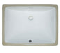 Undermount White Rectangle Porcelain Sink 2015