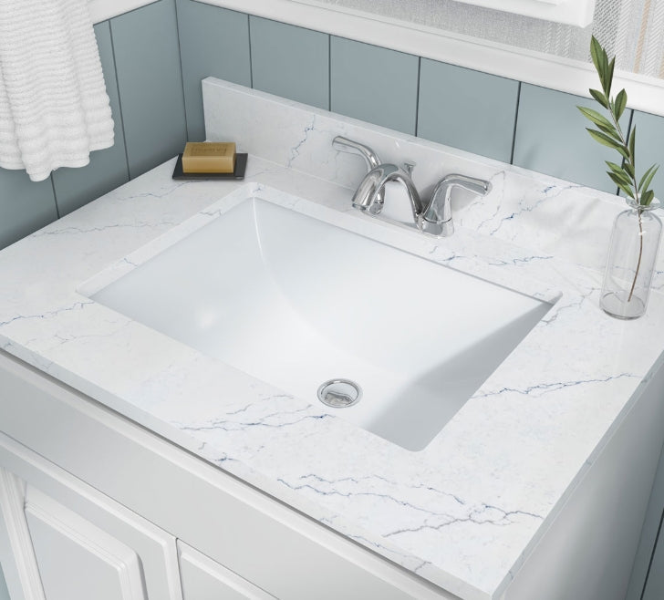 Undermount White Rectangle Porcelain Sink 2015