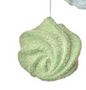 6" FOAM FROSTING ORNAMENT 4/AST Choose Pink,Mint, Purple or Blue