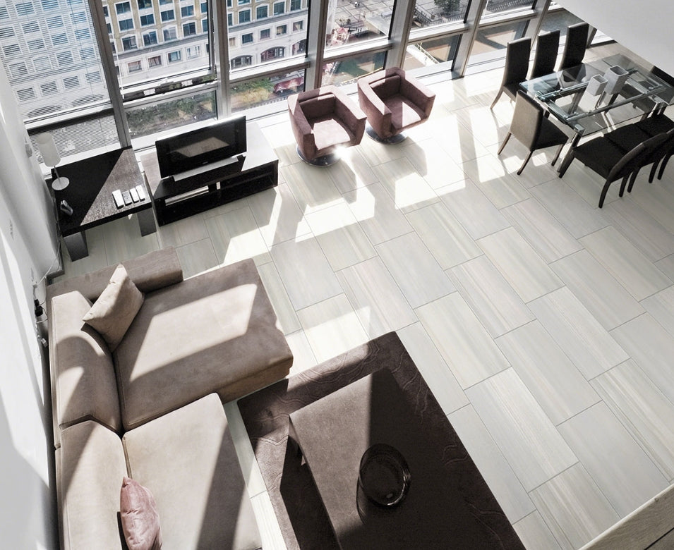 Watercolor Grigio Porcelain Tile