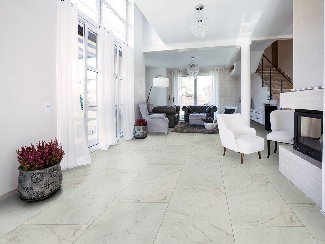 Kaya Carrara Bianco Porcelain Tile