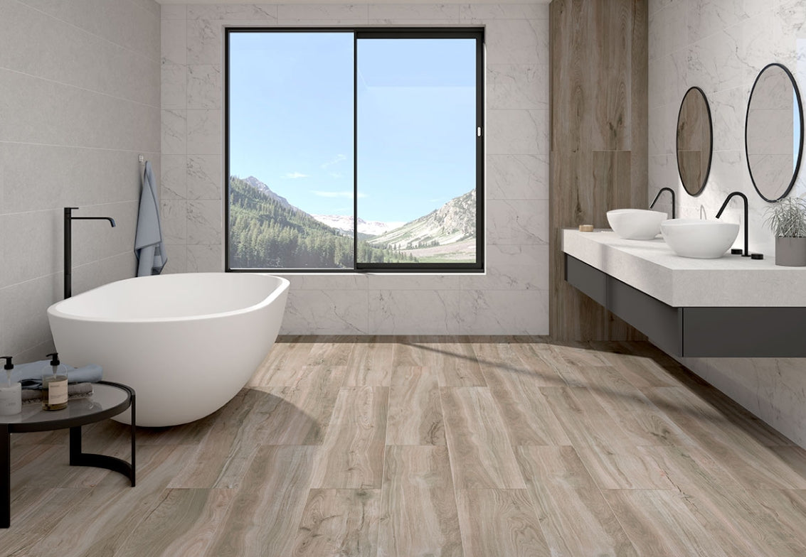 Kaya Carrara Bianco Porcelain Tile