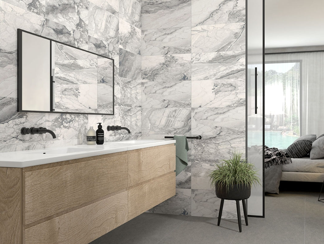 Kaya Onda Gray Porcelain Tile