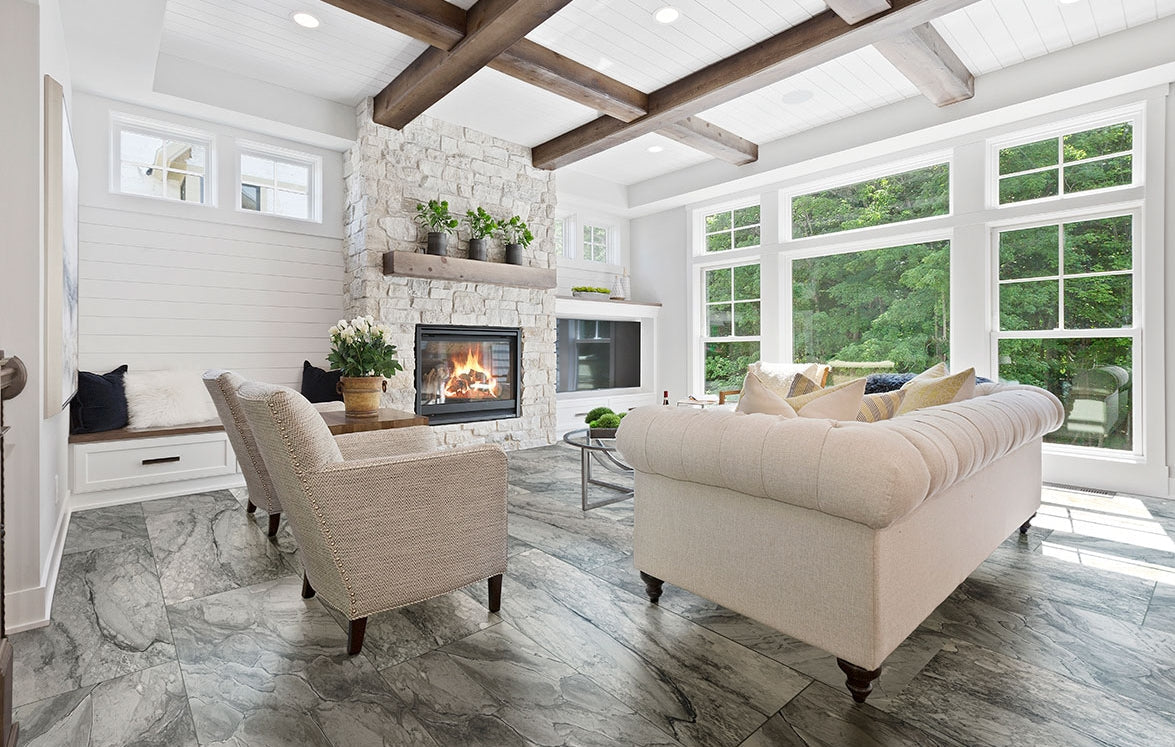 Kaya Onda Gray Porcelain Tile