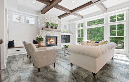 Kaya Onda Gray Porcelain Tile