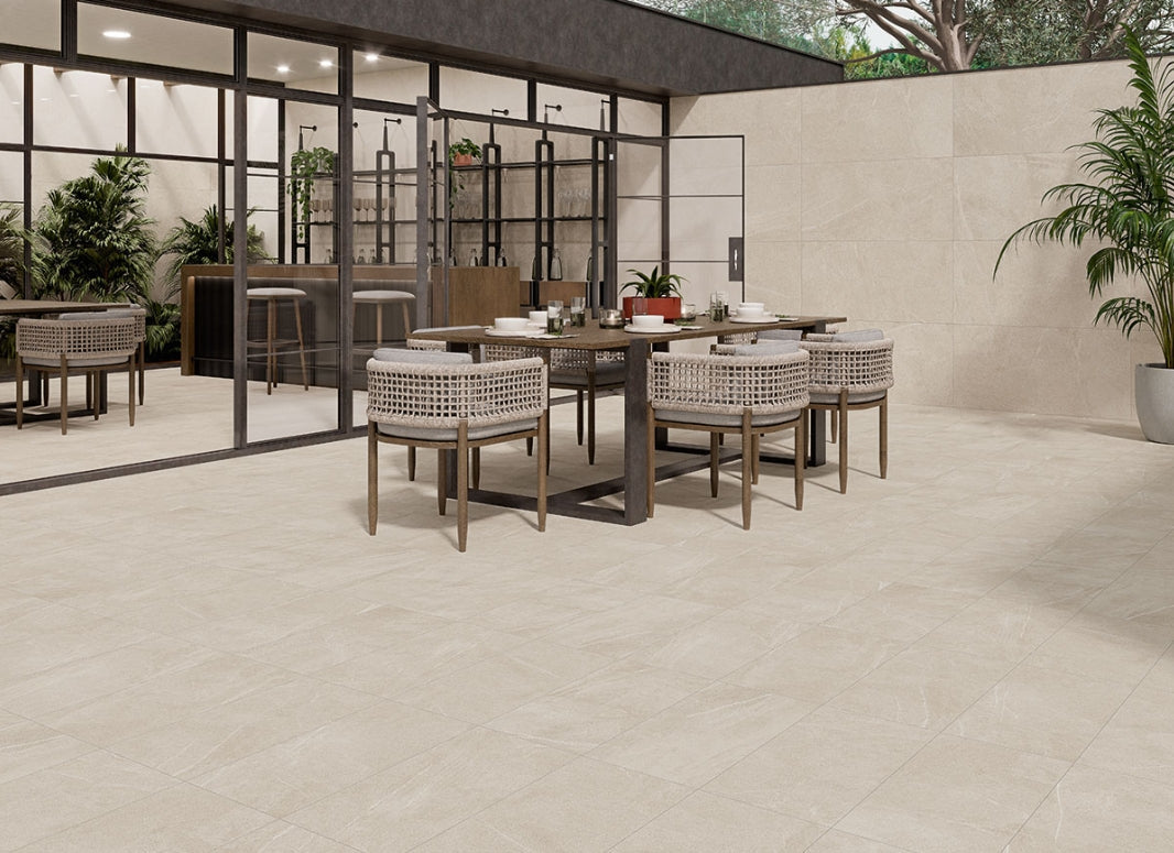 Traktion Maven Ivory Porcelain Tile