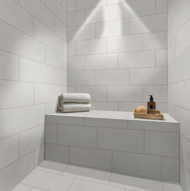 Traktion Maven Talc Porcelain Tile
