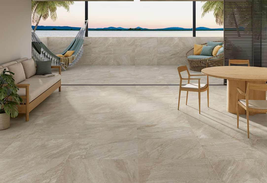 Traktion Stowe Desert Amber Porcelain Tile