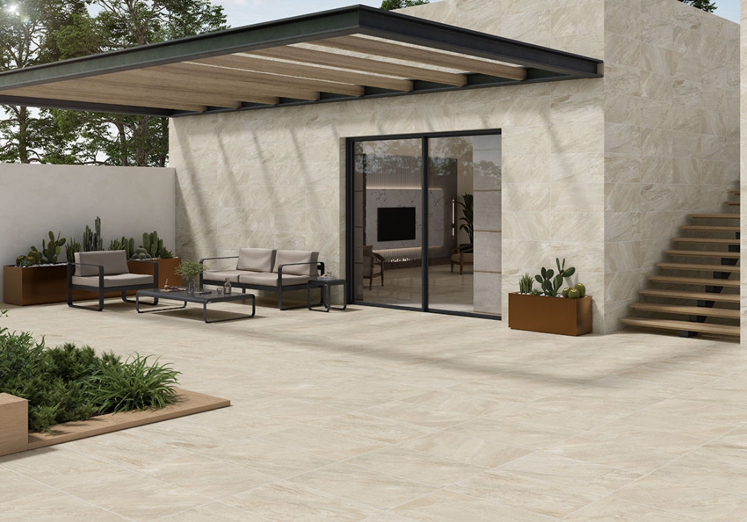 Traktion Stowe Desert Amber Porcelain Tile