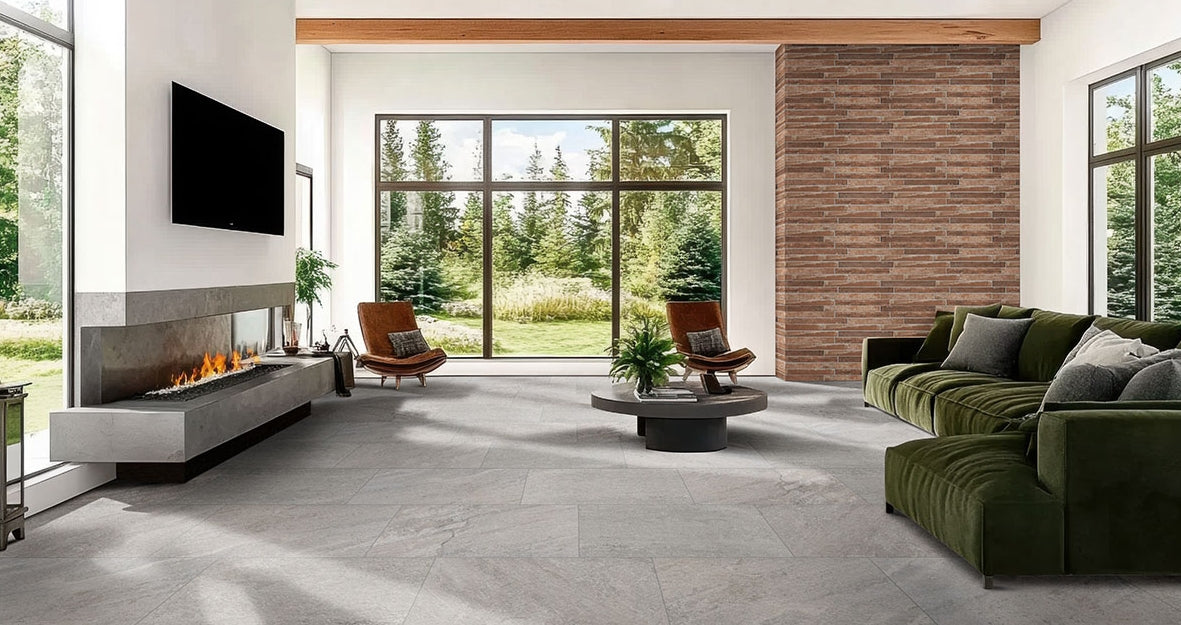 Traktion Stowe Silver Dune Porcelain Tile