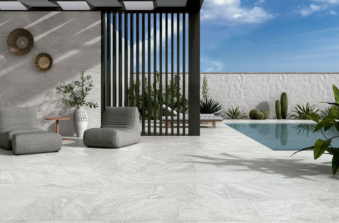 Traktion Stowe Silver Dune Porcelain Tile